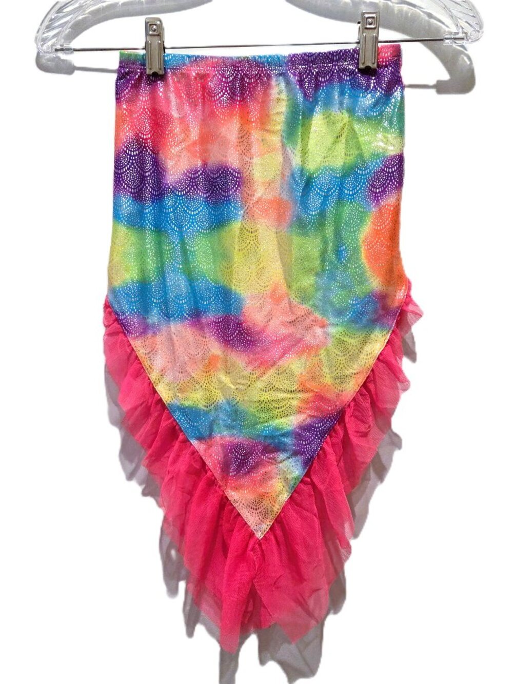 Mermaid Tail Swim Suit Skirt Cover Up Girls Size 6 Small Pink Wonder Nation